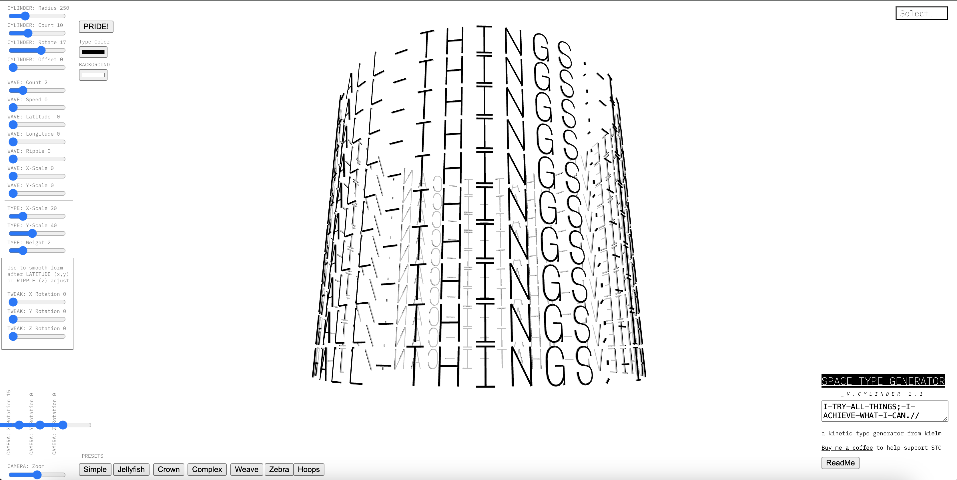 Imagen de Space Type Generator